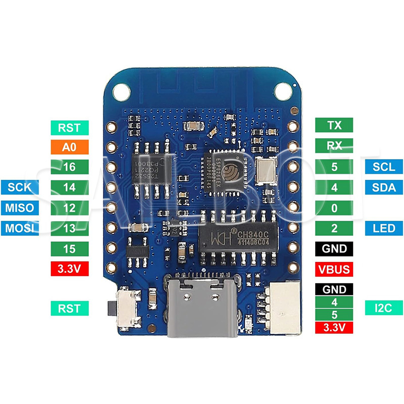 1-10PCS WeMos D1 Mini ESP8266  - đánh giá và giá Esp8266 Nodemcu Board