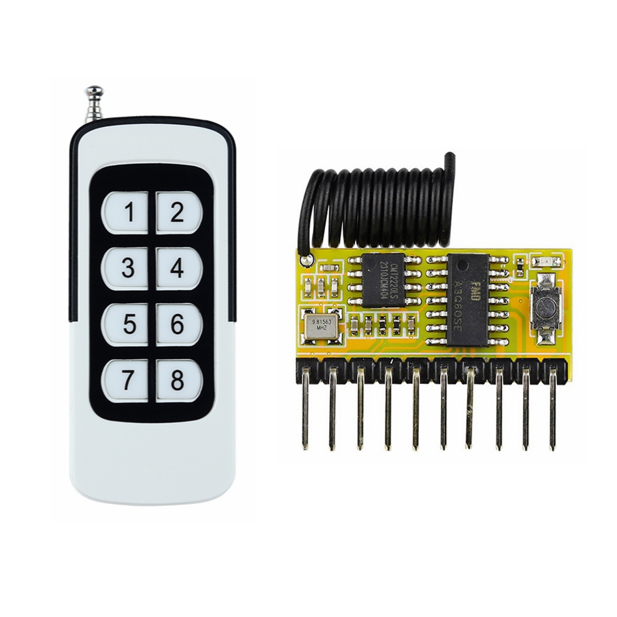 433MHz DC3V~5V 8CH Multi-Funct - đánh giá và giá 433Mhz Receiver Module