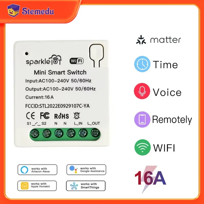 16A Matter WIFI Smart Switch A - đánh giá và giá Home Automation Tutorial